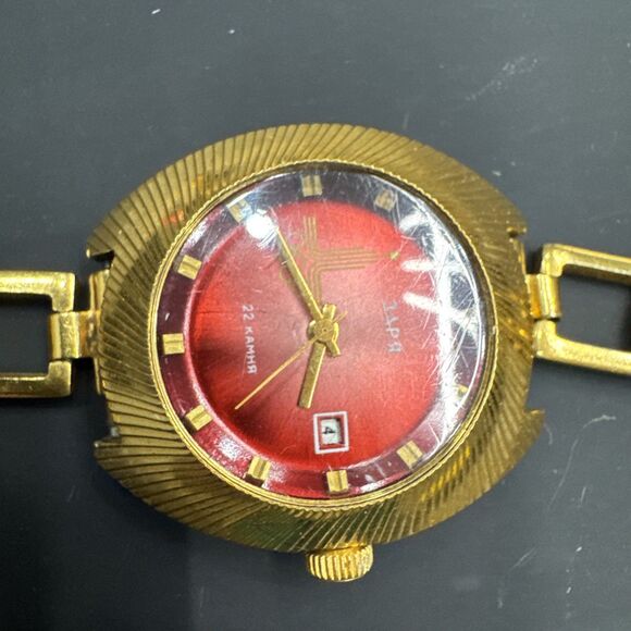 Vintage Zarya 22 Jewels Moscow 1980 Olympics USSR Mechanical Watch Working main image 4